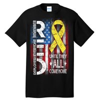 Red Until They All Come Home Tribute Tall T-Shirt