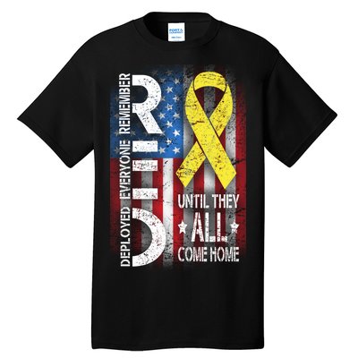 Red Until They All Come Home Tribute Tall T-Shirt