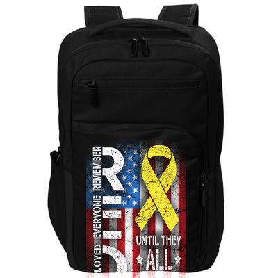 Red Until They All Come Home Tribute Impact Tech Backpack