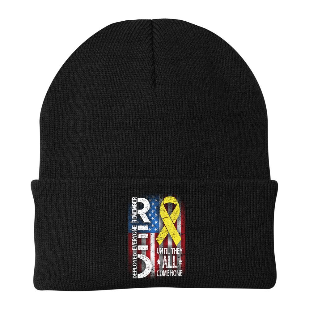 Red Until They All Come Home Tribute Beanie