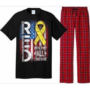 Red Until They All Come Home Tribute Pajama Set