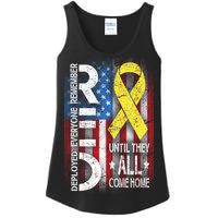 Red Until They All Come Home Tribute Ladies Essential Tank