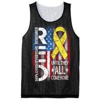 Red Until They All Come Home Tribute Mesh Reversible Basketball Jersey Tank