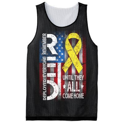 Red Until They All Come Home Tribute Mesh Reversible Basketball Jersey Tank