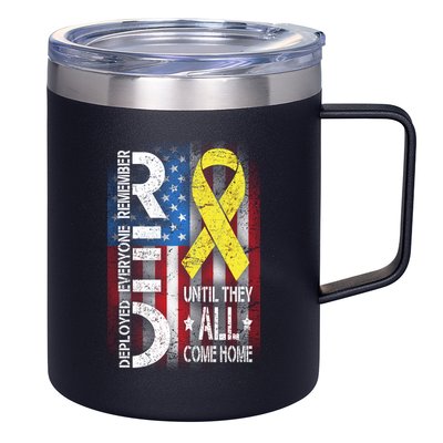 Red Until They All Come Home Tribute 12oz Stainless Steel Coffee Mug