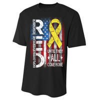 Red Until They All Come Home Tribute Performance Sprint T-Shirt