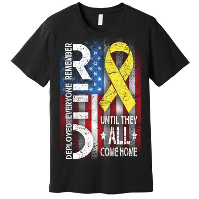 Red Until They All Come Home Tribute Premium T-Shirt