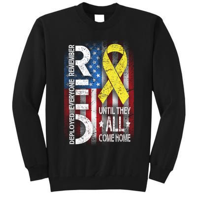 Red Until They All Come Home Tribute Tall Sweatshirt