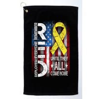 Red Until They All Come Home Tribute Golf Towel