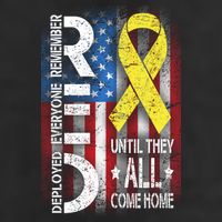 Red Until They All Come Home Tribute Golf Towel