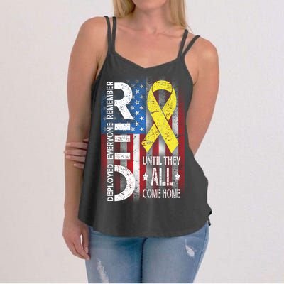 Red Until They All Come Home Tribute Women's Strappy Tank