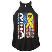 Red Until They All Come Home Tribute Women's Perfect Tri Rocker Tank