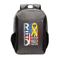 Red Until They All Come Home Tribute Vector Backpack