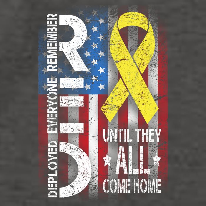 Red Until They All Come Home Tribute Vector Backpack