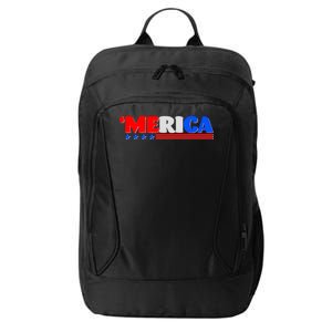 Red White & Blue 'Merica 4th Of July City Backpack