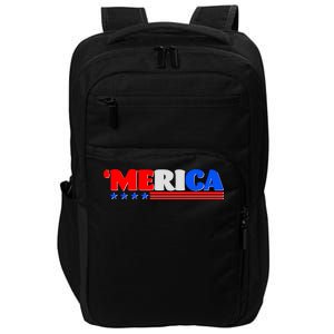 Red White & Blue 'Merica 4th Of July Impact Tech Backpack