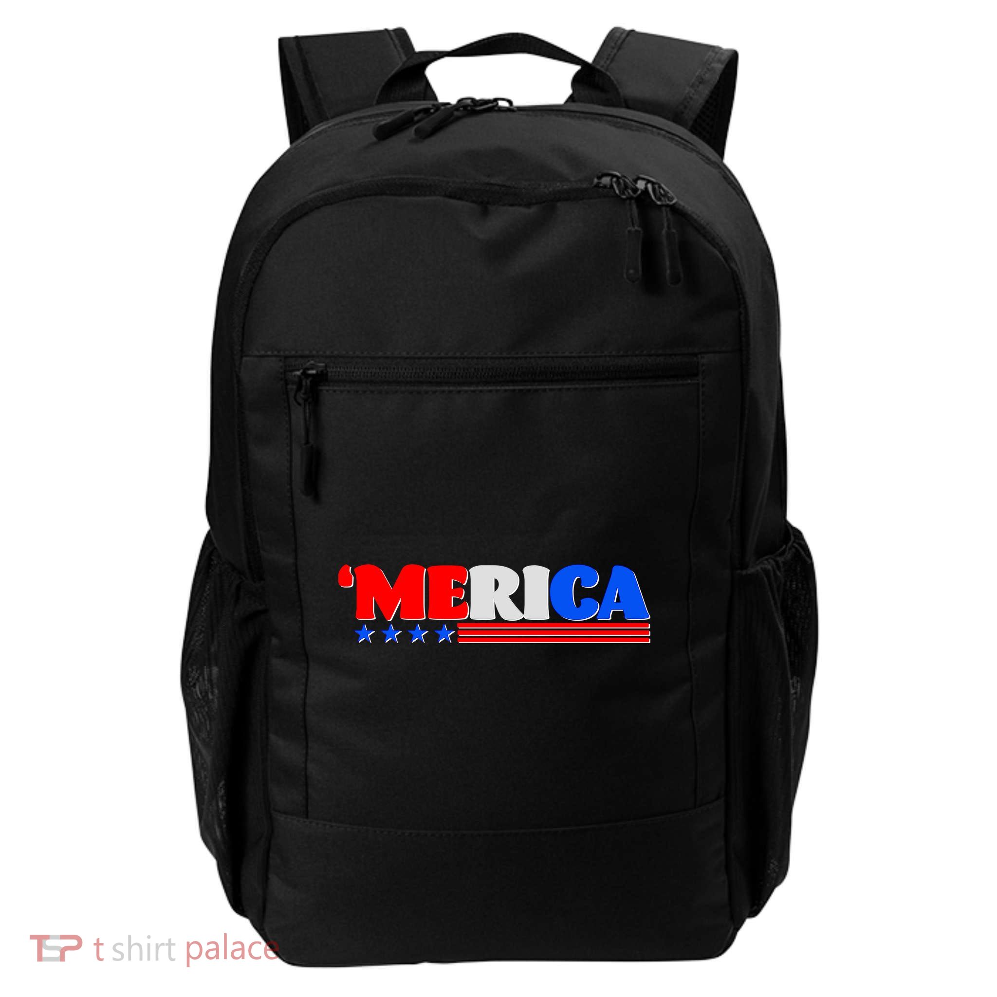 Red White & Blue 'Merica 4th Of July Backpack