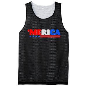 Red White & Blue 'Merica 4th Of July Mesh Reversible Basketball Jersey Tank