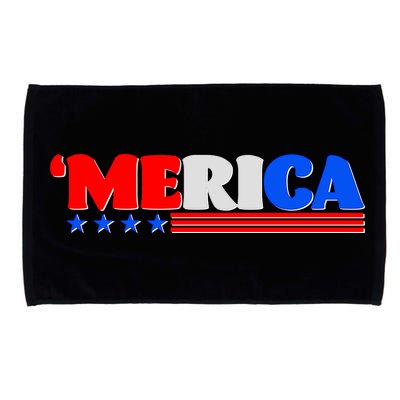 Red White & Blue 'Merica 4th Of July Microfiber Hand Towel