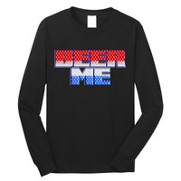 Red White And Blue Beer Me Long Sleeve Shirt