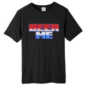 Red White And Blue Beer Me Tall Fusion ChromaSoft Performance T-Shirt