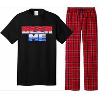 Red White And Blue Beer Me Pajama Set