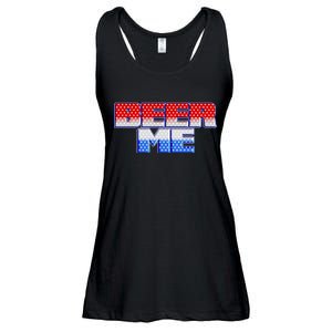 Red White And Blue Beer Me Ladies Essential Flowy Tank