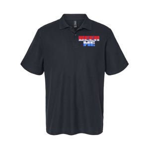 Red White And Blue Beer Me Softstyle Adult Sport Polo