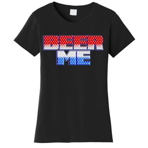 Red White And Blue Beer Me Women's T-Shirt