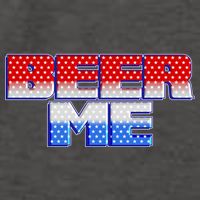 Red White And Blue Beer Me Vector Backpack
