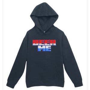 Red White And Blue Beer Me Urban Pullover Hoodie