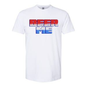 Red White And Blue Beer Me Softstyle CVC T-Shirt