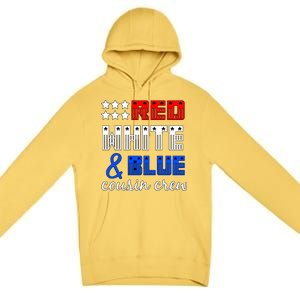 Red White And Blue Cousin Crew Premium Pullover Hoodie