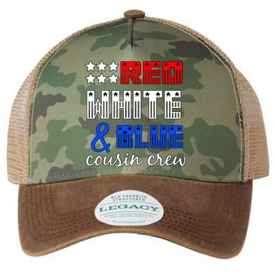 Red White And Blue Cousin Crew Legacy Tie Dye Trucker Hat