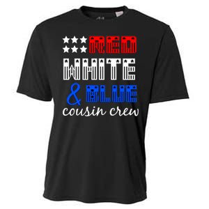 Red White And Blue Cousin Crew Cooling Performance Crew T-Shirt