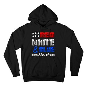 Red White And Blue Cousin Crew Hoodie