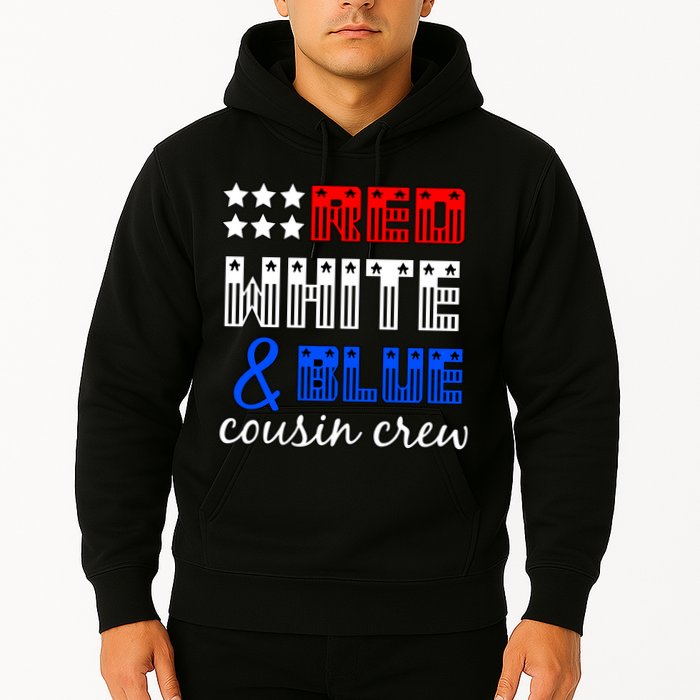 Red White And Blue Cousin Crew Hoodie