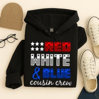 Red White And Blue Cousin Crew Hoodie