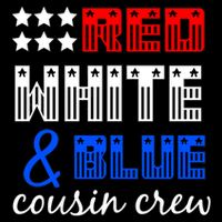 Red White And Blue Cousin Crew Hoodie