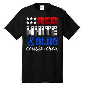 Red White And Blue Cousin Crew Tall T-Shirt