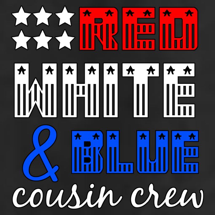 Red White And Blue Cousin Crew Adult Drive Performance Visor