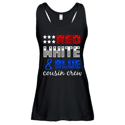 Red White And Blue Cousin Crew Ladies Essential Flowy Tank