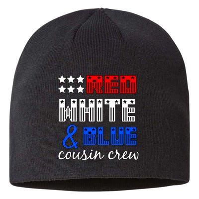 Red White And Blue Cousin Crew Sustainable Beanie