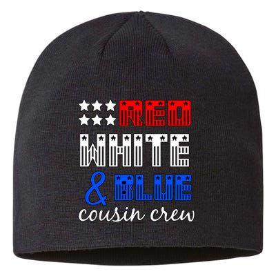 Red White And Blue Cousin Crew Sustainable Beanie