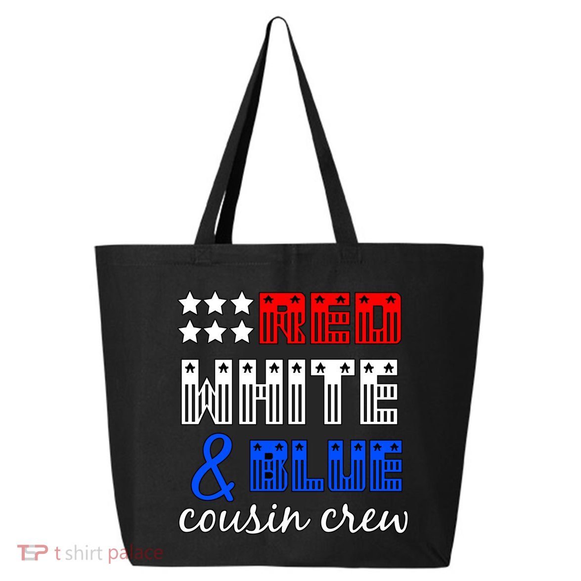 Red White And Blue Cousin Crew 25L Jumbo Tote