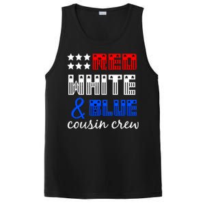 Red White And Blue Cousin Crew PosiCharge Competitor Tank