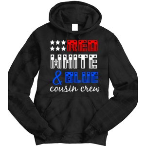 Red White And Blue Cousin Crew Tie Dye Hoodie