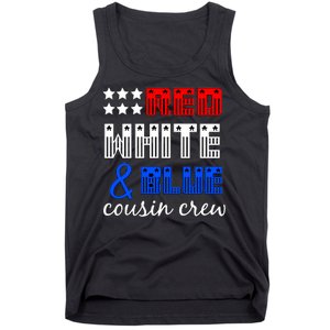 Red White And Blue Cousin Crew Tank Top