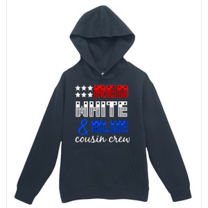 Red White And Blue Cousin Crew Urban Pullover Hoodie