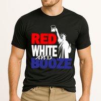 Red White and Booze USA Beer Cooling Performance Crew T-Shirt